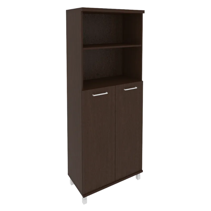 Шкаф высокий широкий First KST-1.6 (венге Цаво)